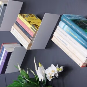 Magnetische plank (L-vorm) in wit of zwart 2 Magnetische plank in L vorm