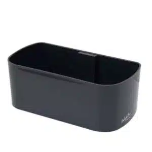 Magnetisch bakje langwerpig 22cm van KalaMitica - meerdere kleuren 11 Magnetisch bakje met een sterke magneet in de kleur gunmetal van 22 cm