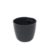 Magnetisch bakje rond 6 cm (meerdere kleuren) 6 magnetisch bakje 6 cm als magnetische plantenpot in warm gunmetal