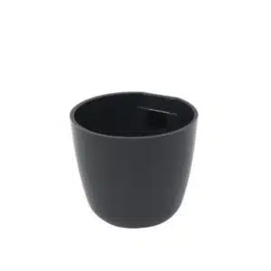 magnetisch bakje 6 cm als magnetische plantenpot in warm gunmetal