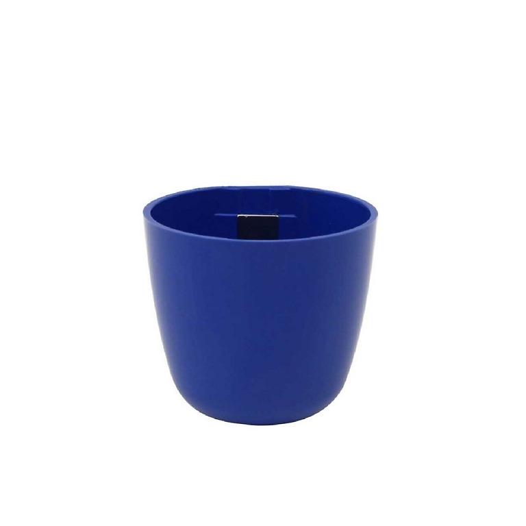 magnetisch bakje en plantenpot met sterke magneet in mooie blauwe kleur