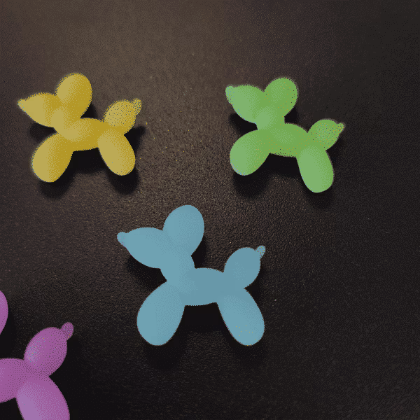 Koelkastmagneetjes Balloon Dog