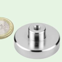 Potmagneten met draadbus 40 mm