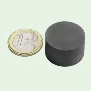 Schijfmagneet Ferriet 25 x 15 mm (Trekkracht ca. 2.3 kilo) 2 Ferriet magneten 25 x 15 mm