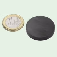 Schijfmagneet Ferriet 30 x 5 mm (Trekkracht ca. 900 gram) 2 Ferriet magneten 30 x 5 mm