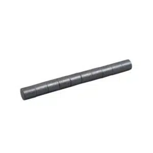 Schijfmagneet Ferriet 10 x 10 mm (Trekkracht ca. 400 gram) 4 Ferriet schijfmagneet 10x10mm rij e1733311857609