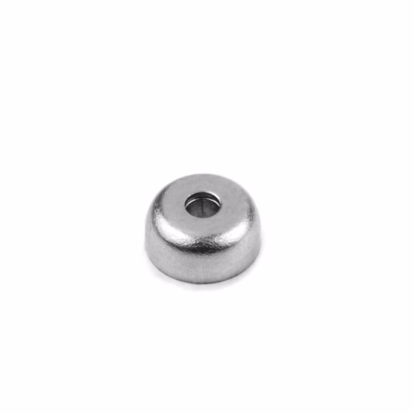 Onderzijde potmagneet met verzonken gat 10 mm