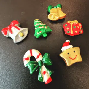 Vrolijke kerst magneetjes 2 kerstmagneten voor koelkast of magneetbord e1733311068759