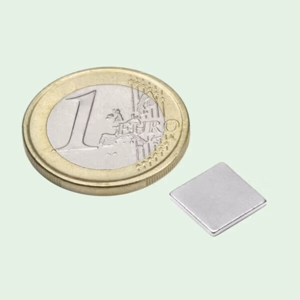 Blokmagneet 10 x 10 x 1 mm