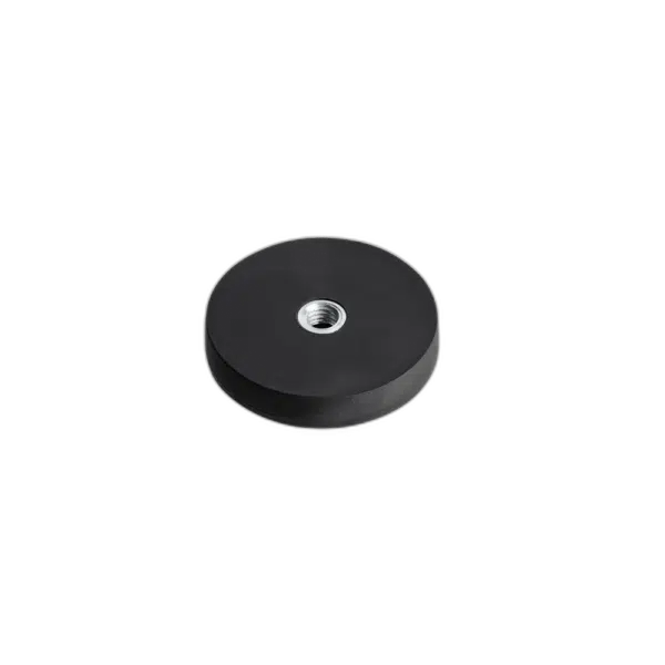 Magneet met rubbercoating 31mm inwendig schroefdraad