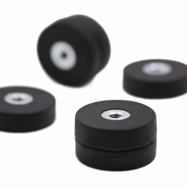 Rubber magneten inwendig schroefdraad 22mm