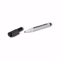 Smalle punt whiteboardstift zwart