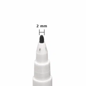 Whiteboardstiften zwart 5 stuks smalle punt 7 Whiteboardstift zwart 2mm schrijfpunt