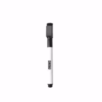 Whiteboardstift zwart Desq small met magnetische dop
