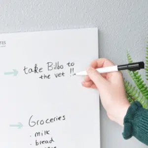 Whiteboardstiften zwart 5 stuks smalle punt 8 Whiteboardstift zwart voor op whiteboard