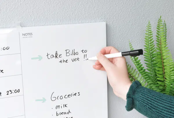 Whiteboardstift zwart voor op whiteboard