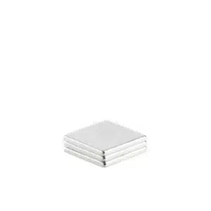 Blokmagneet 10 x 10 x 1 mm (N35) Houdkracht 550 gram 4 magneetblok vernikkeld 10x10x1 Neodymium e1733309456628