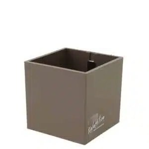 Magnetische (planten) pot ‘Cube’ 6cm van KalaMitica – meerdere kleuren 13 Vierkant magnetisch bakje in de kleur taupe en maatvoering 6 cm