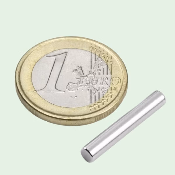 Neodymium staafmagneet 4 x 25 mm