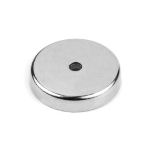 Potmagneet verzonken gat 40 mm (max trekkracht 52 kg) 7 Onderzijde potmagneet 40 mm met verzonken gat