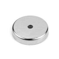 Onderzijde potmagneet 40 mm met verzonken gat e1750191276366