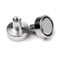 Onderzijde van de potmagneet met draadstift 13 mm