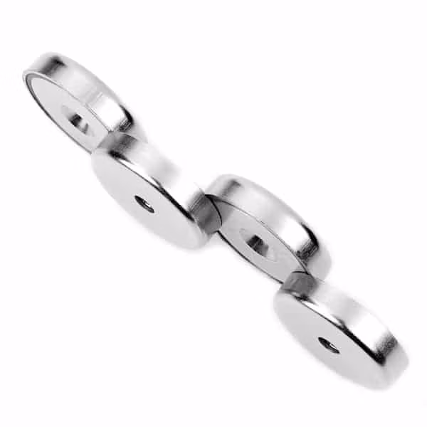 Rijtje magnetische potmagneten