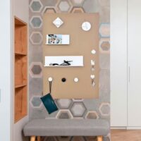Metalen magnetische plank Kostas 50 cm wit of zwart 6 Beige groot magneetbord met magneet accessoires in het wit