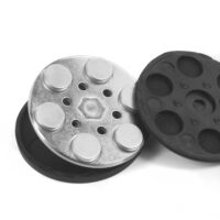 Magneet met rubbercoating en schroefdraad 66 mm 4 Binnenzijde magneet omgeven door rubber met extra hoge schruifkracht 43 mm e1750107569487
