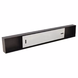 Magnetic Bar Zwart 50 cm 7 Achterzijde van Magnetic Bar van KalaMitica met ophangmechanisme