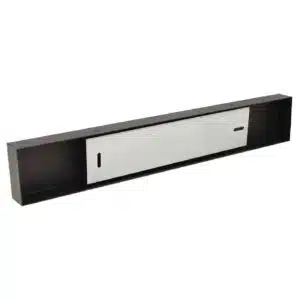 Magnetic Bar Zwart 50 cm 7 Achterzijde van Magnetic Bar van KalaMitica met ophangmechanisme
