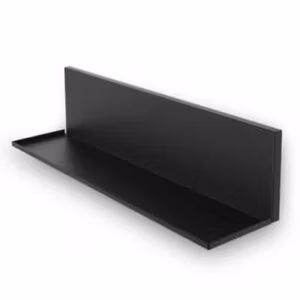 Metalen magnetische plank Kostas 50 cm wit of zwart 8 Magnetische plank van metaal zwart 50 cm