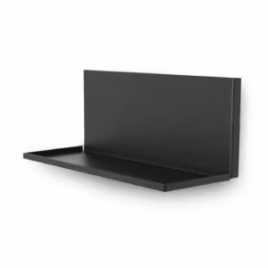 Metalen magnetische plank Kostas 30 cm wit of zwart 8 Metalen plank met magneten zwart
