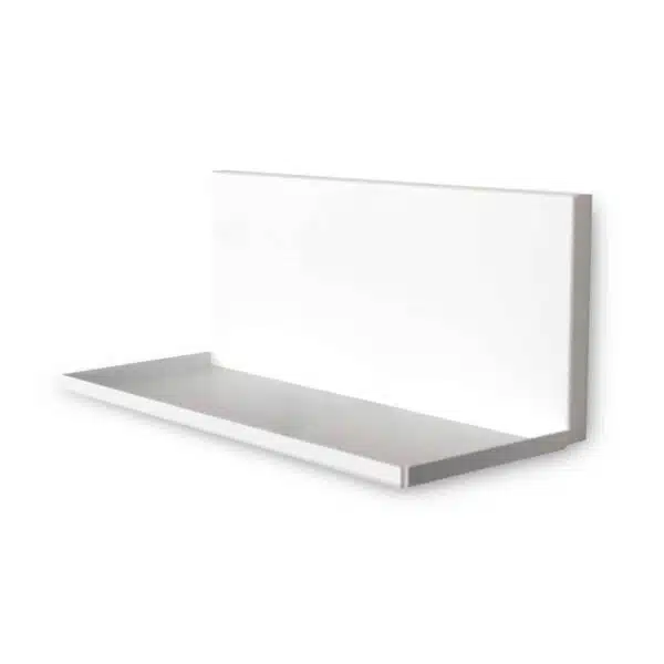 Metalen plankje wit 30 cm