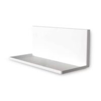 Metalen magnetische plank Kostas 30 cm wit of zwart 7 Metalen plankje wit 30 cm