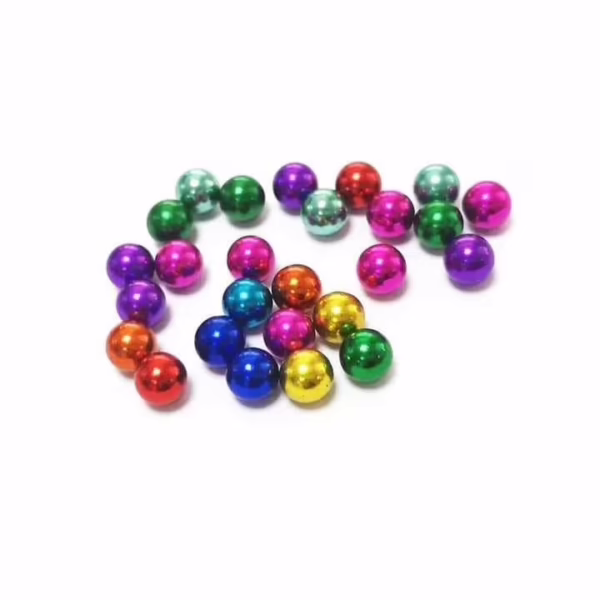 metalen balletjes regenboogkleuren