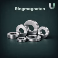 Ringmagneten van neodymium met centraal gat – symmetrische magneten voor montage van MagneetjesWinkel.nl