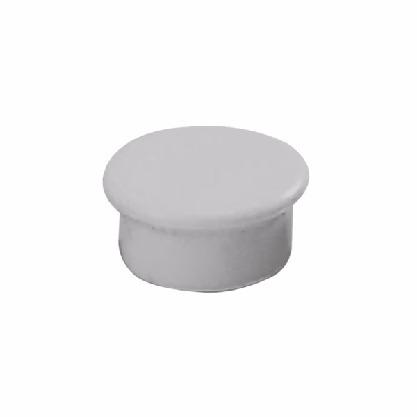 Kleine whiteboardmagneet in grjze kleur