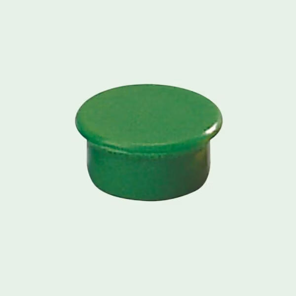 Kleine whiteboardmagneet groen