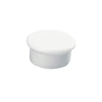 Kleine whiteboardmagneet in witte kleur