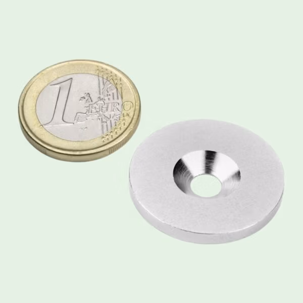 Metalen tegenstuk met boorgat 27mm