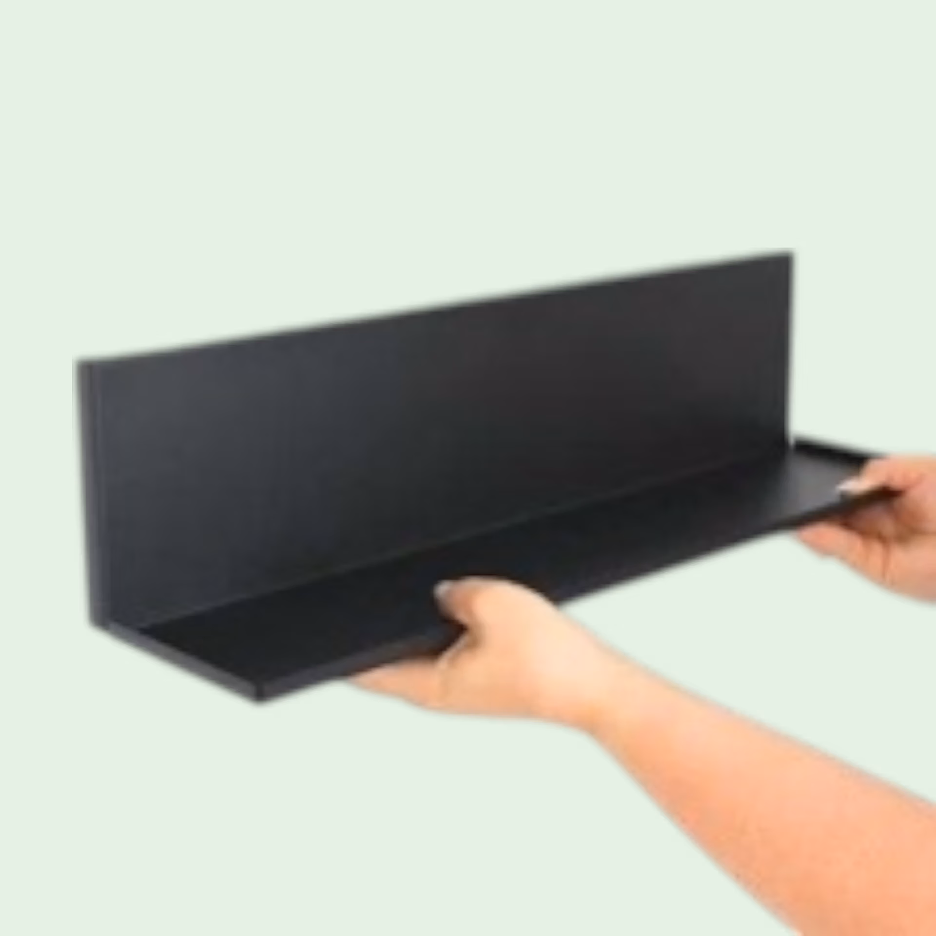 Zwarte magnetische plank van metaal