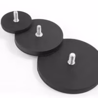 Magneet met rubbercoating en schroefdraad 66 mm – Neodymium magneet – MagneetjesWinkel