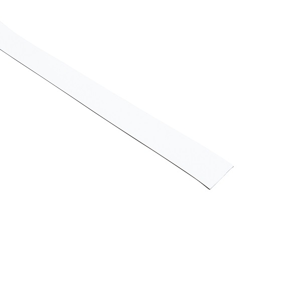 De witte voorzijde van magneetband