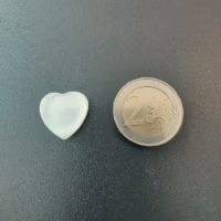 Koelkastmagneet Melkglas Hartje 6 Grootte koelkastmagneetjes hartje