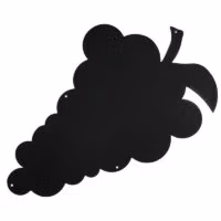 Magneetbord Druiventros 56x37mm zwart