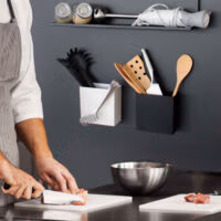 Magnetische bakjes Uranos voor onder andere keuken spullen