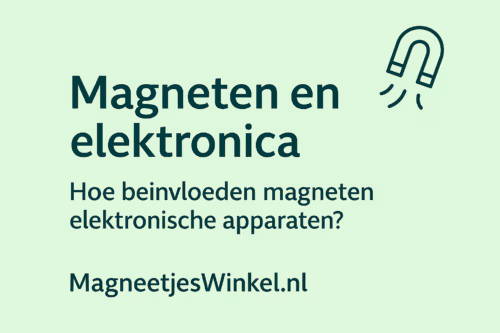 Magneten en elektronica â uitleg over veilig gebruik van magneten bij elektronische apparaten | MagneetjesWinkel.nl