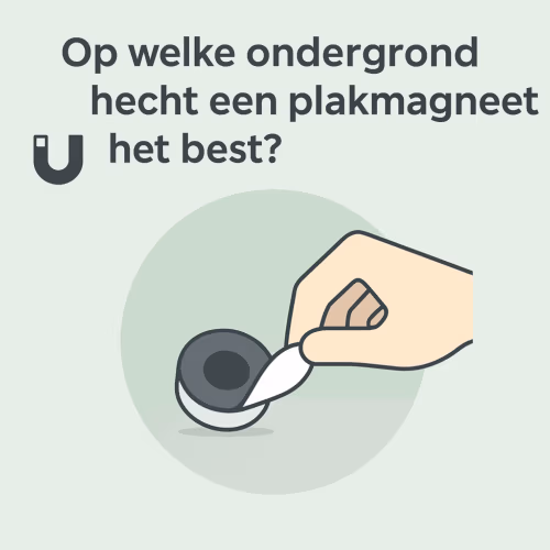 Op welke ondergrond hecht een plakmagneet het beste? Achtergronden van MagneetjesWinkel.nl
