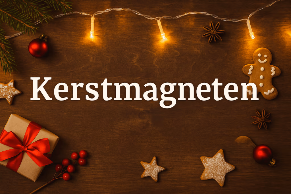 Kerstmagneten – sfeervolle magnetische decoratie in kerstsfeer | MagneetjesWinkel.n
